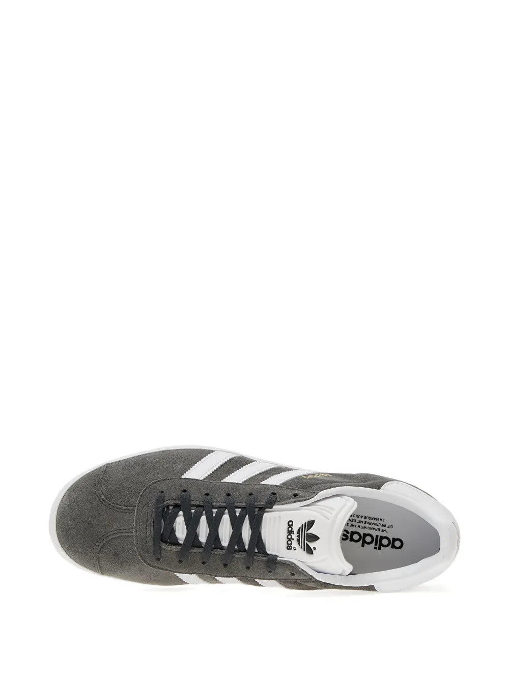 adidas Gazelle Solid Grey Low-Top Sneakers — Same as shown — Size US M 10.5 - US W 12 — Detail View