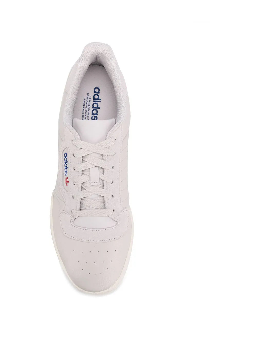 adidas Powerphase Grey One Sneakers — Grey — Size US M 4.5 - US W 6 — Top View