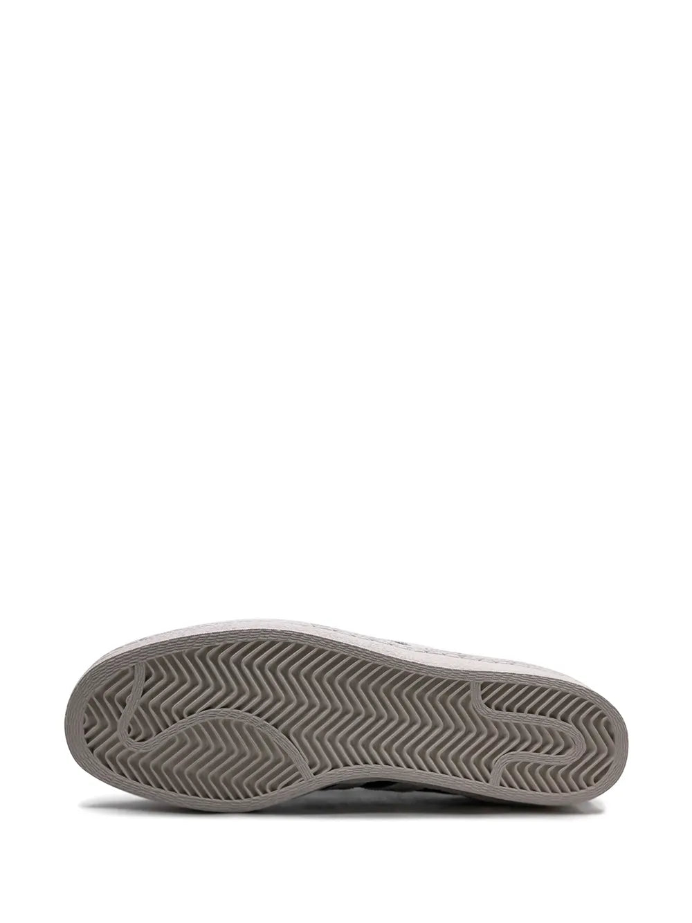 adidas Superstar 80S Human Made Black Sneakers — Black/White — Size US M 4 - US W 5.5 — Top View