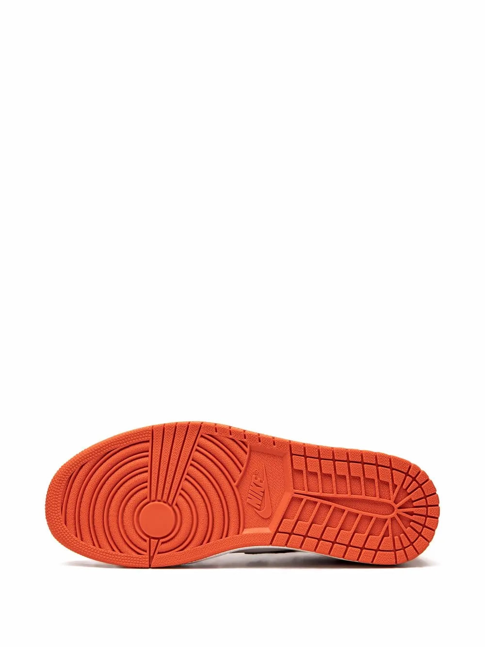 Air Jordan 1 Low Og Starfish Sneakers — Orange/White/Black — Size US M 10.5 - US W 12 — Top View