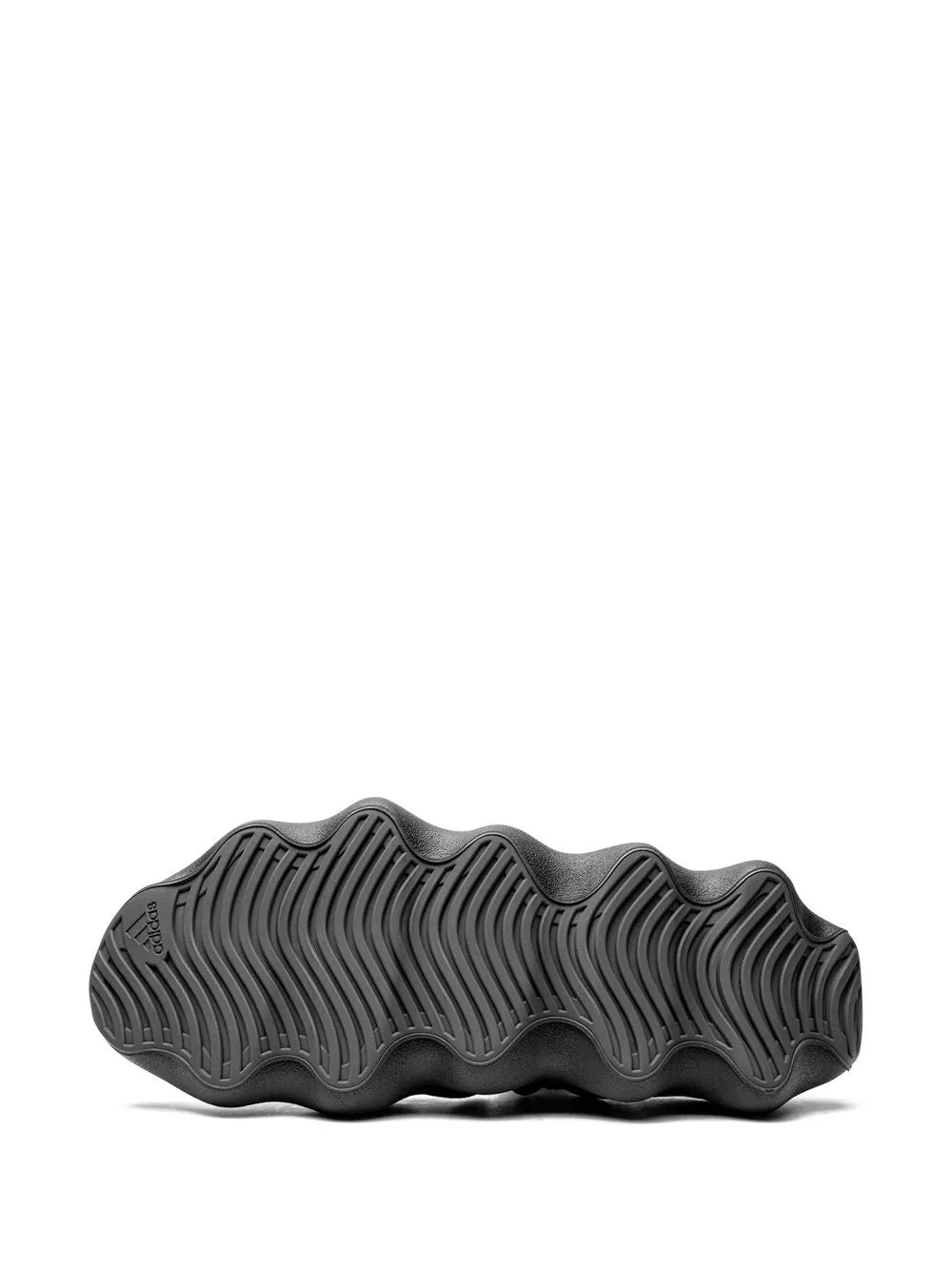 adidas Yeezy 450 Utility Black Sneakers — Black — Size US M 6 - US W 7.5 — Top View