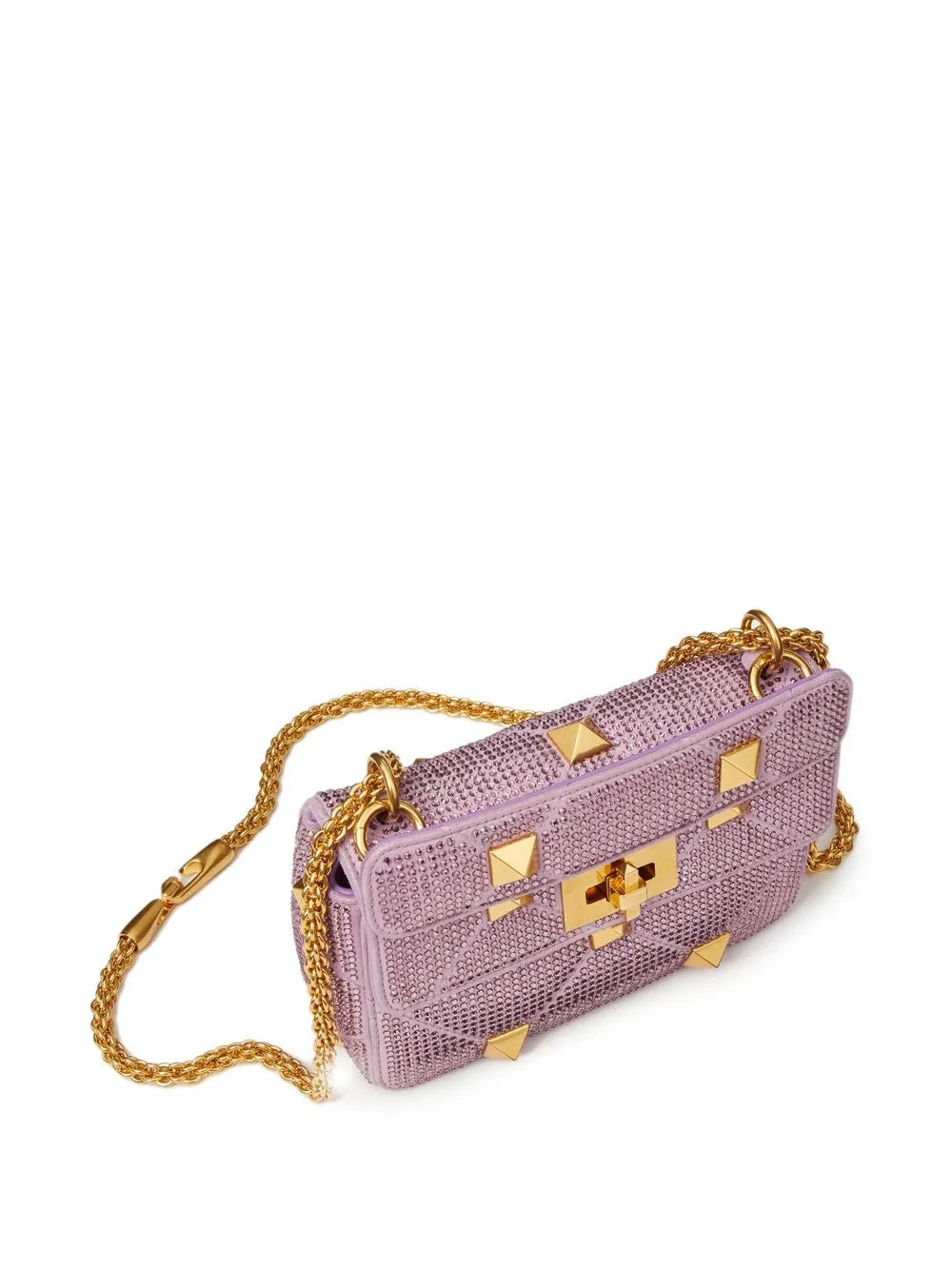 Valentino Garavani Small Roman Stud Embellished Shoulder Bag — Same as shown — Size One Size — Lifestyle View