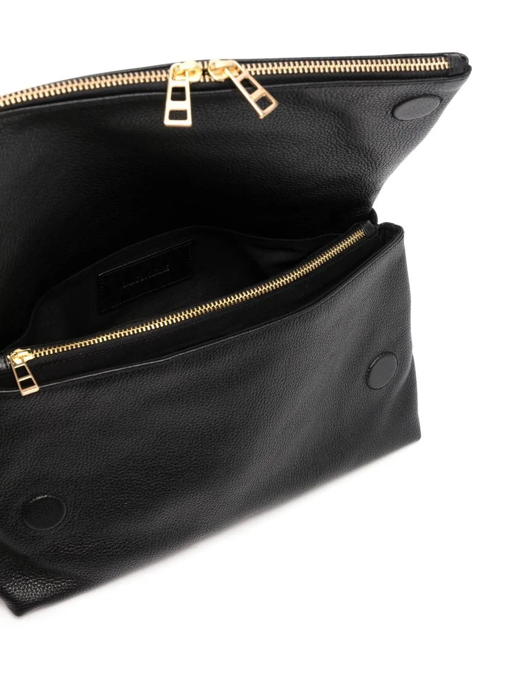 Zadigvoltaire Logo Plaque Leather Shoulder Bag — Same as shown — Size One Size — Detail View