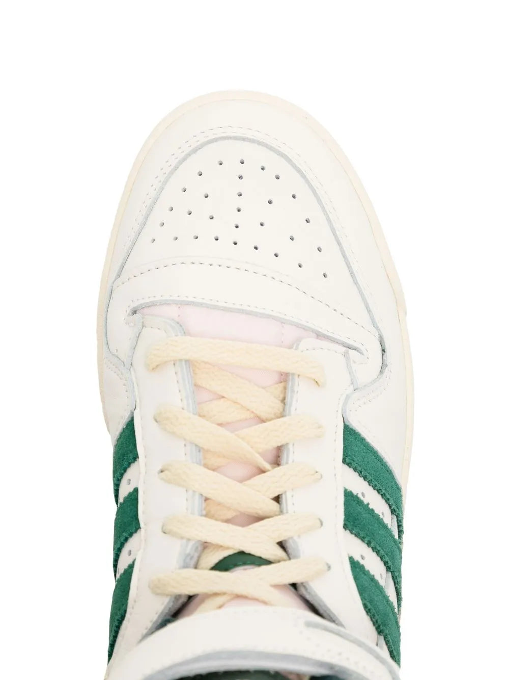 adidas Forum 84 White Sneakers — White — Size US M 8.5 - US W 10 — Top View