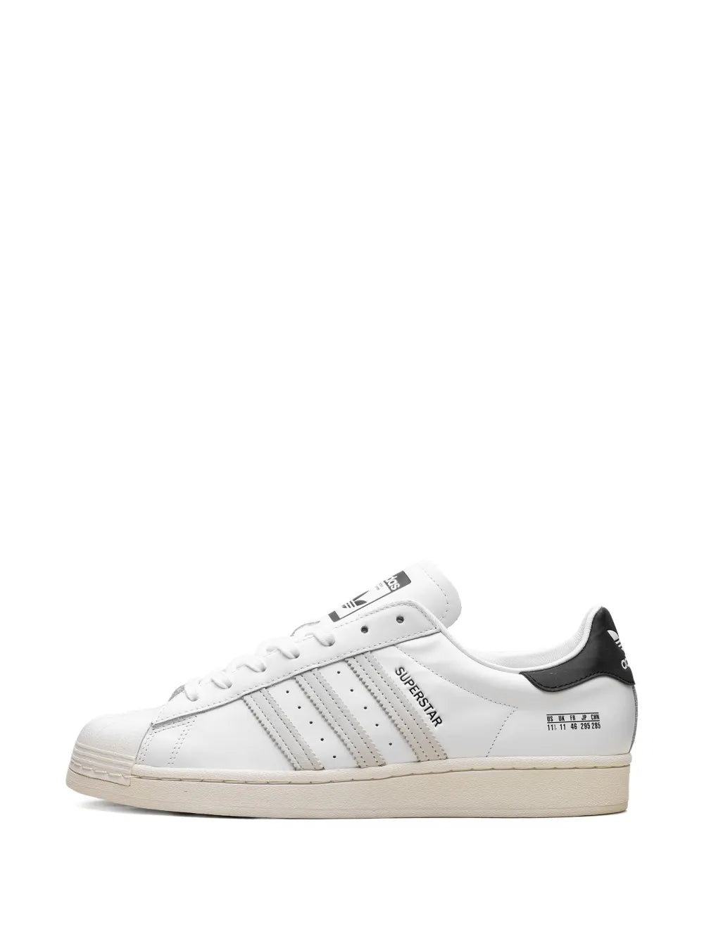 adidas Superstar Sneakers — White — Size US M 10.5 - US W 12 — Top View