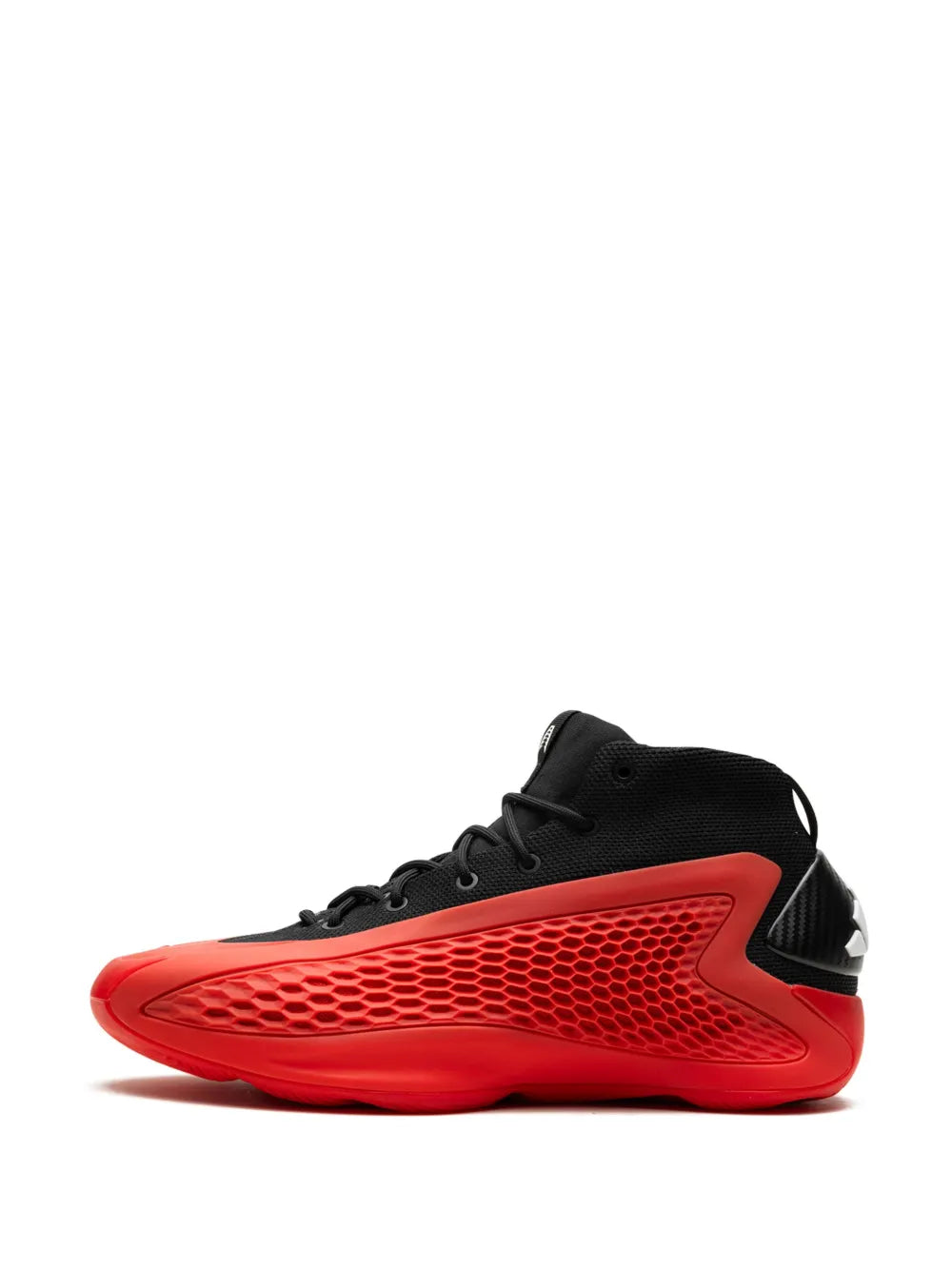 adidas Anthony Edwards 1 Georgia Sneakers — Core Black/Red/Cloud White — Size US M 9 - US W 10.5 — Detail View