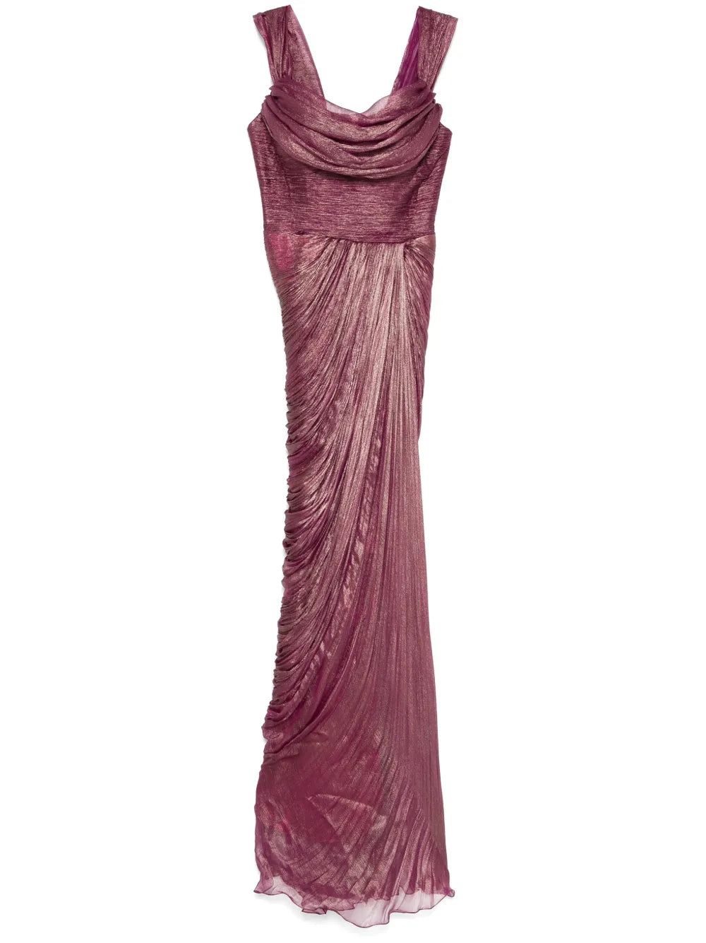 Iris Serban Layali Gown — Purple — Size XS — Front View