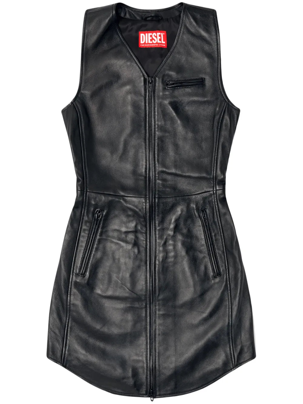 Diesel L Ilith Mini Dress — Black — Size XS — Front View