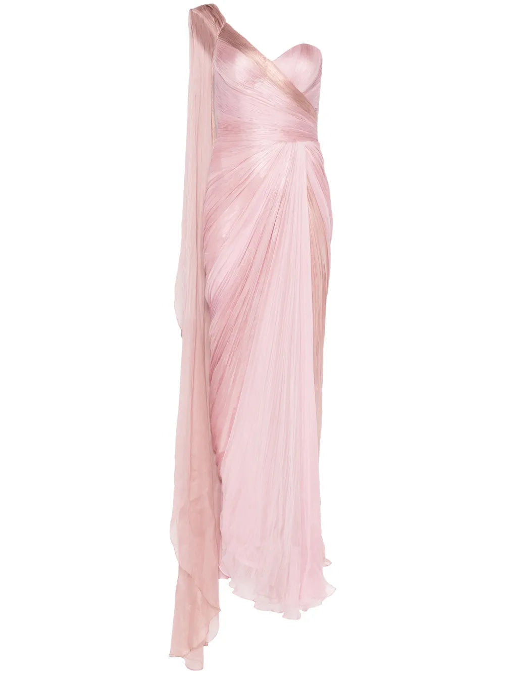 Iris Serban Serafinne Gown — Red/ Pink — Size XS — Front View