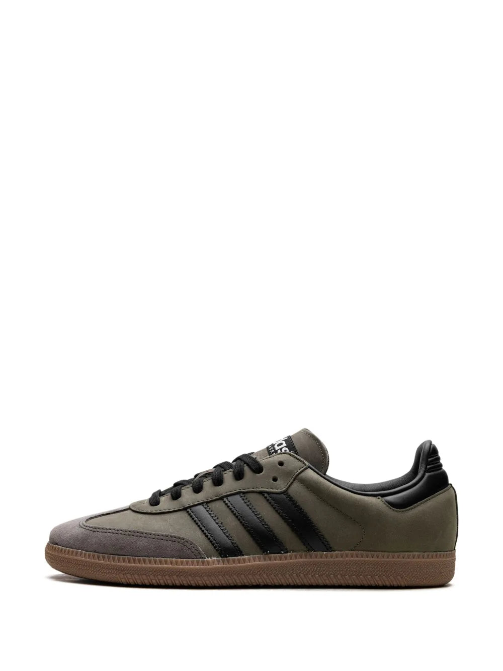 adidas Samba Og Sneakers — Olive Green — Size US M 9 - US W 10.5 — Detail View