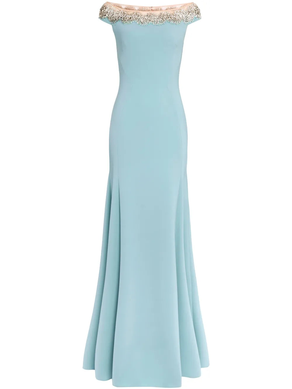 Jenny Packham Azalea Gown — Blue — Size XS — Front View