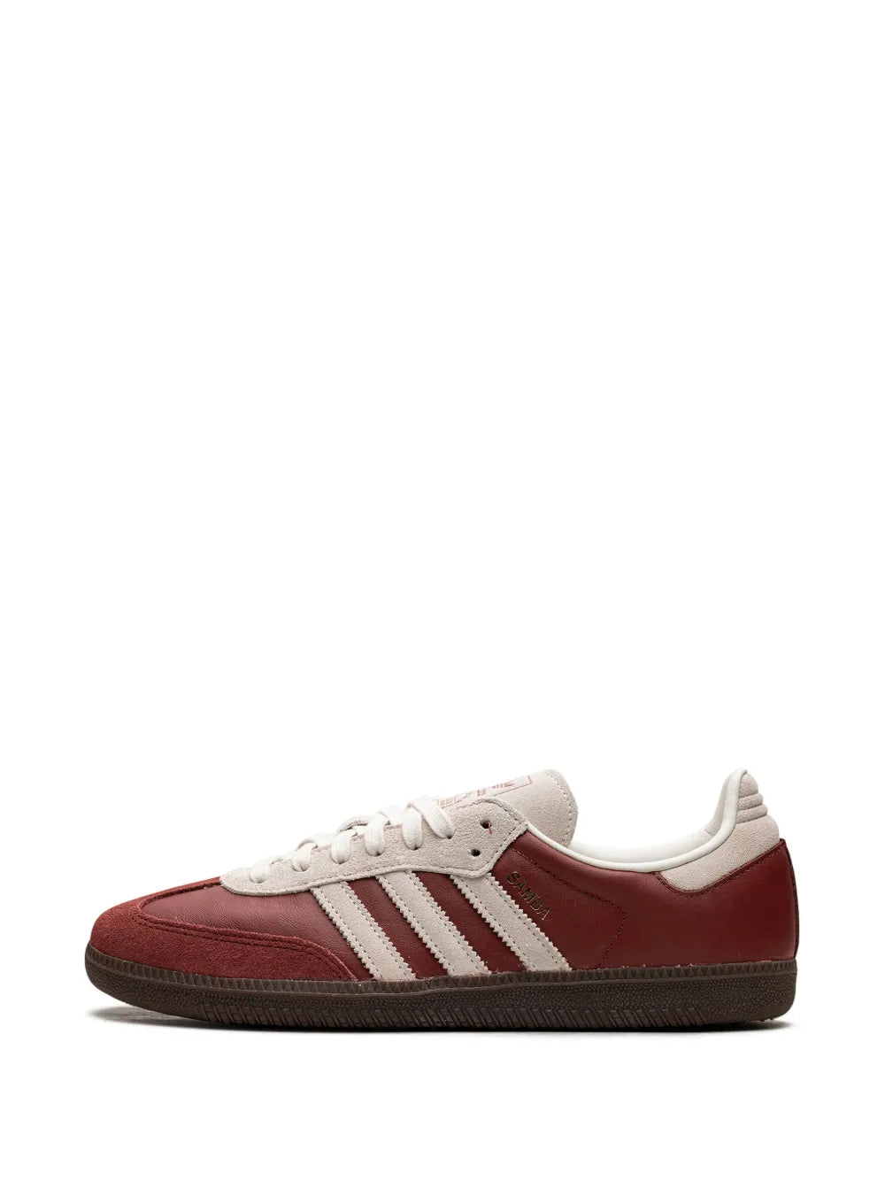 adidas Samba Og Sneakers — Ruby Red — Size US M 9.5 - US W 11 — Detail View