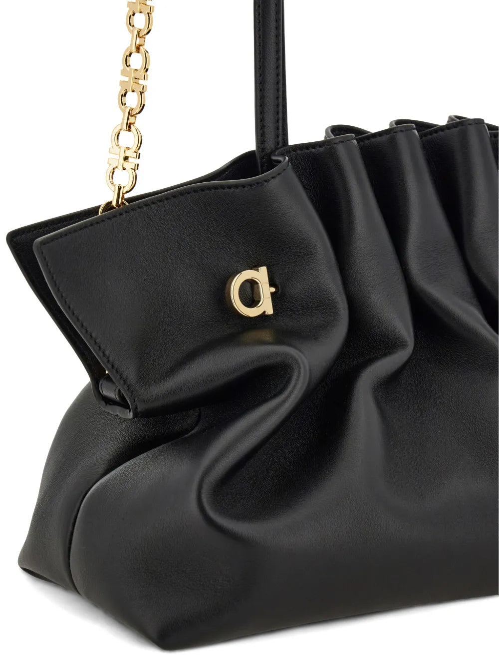 Ferragamo Medium Soft Shoulder Bag — Same as shown — Size One Size — Lifestyle View
