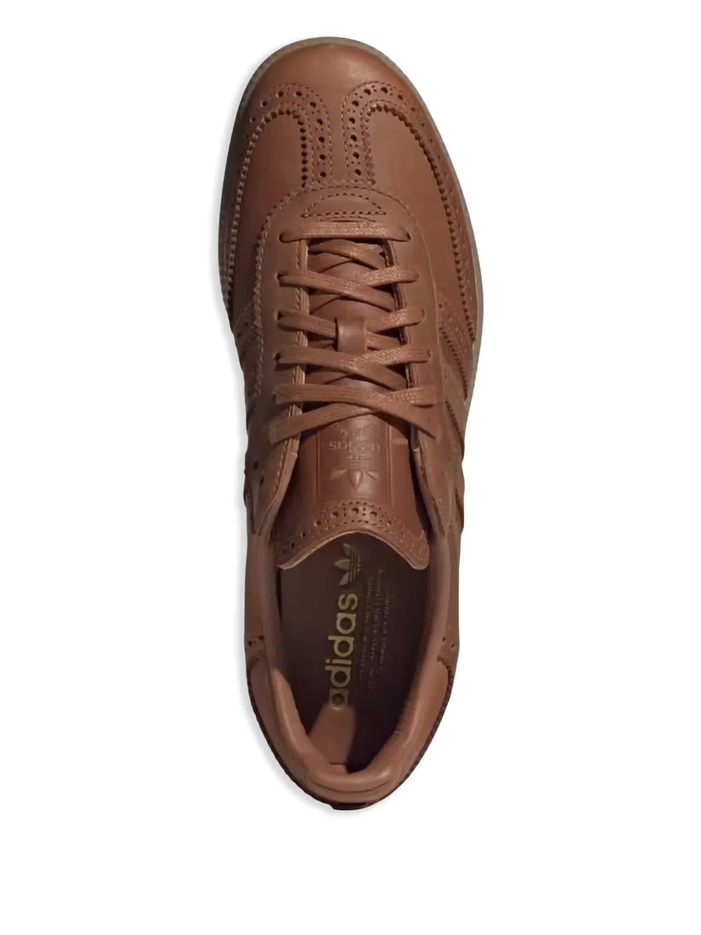 adidas Samba Brogue Pack Sneakers — Brown — Size US M 9.5 - US W 11 — Side View