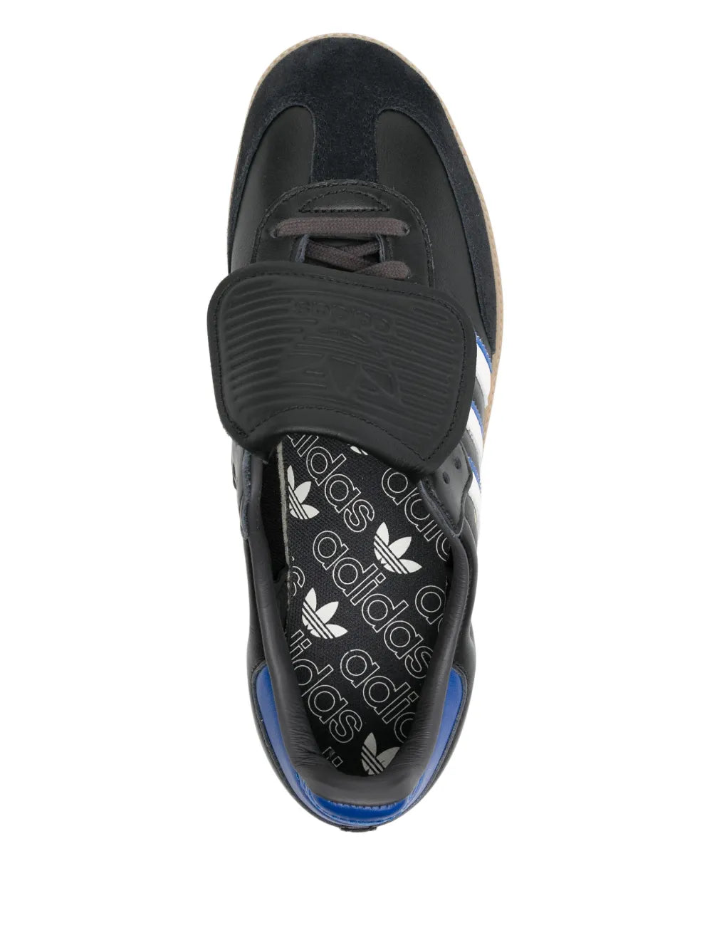 adidas Samba Sneakers — Black — Size US M 6.5 - US W 8 — Top View