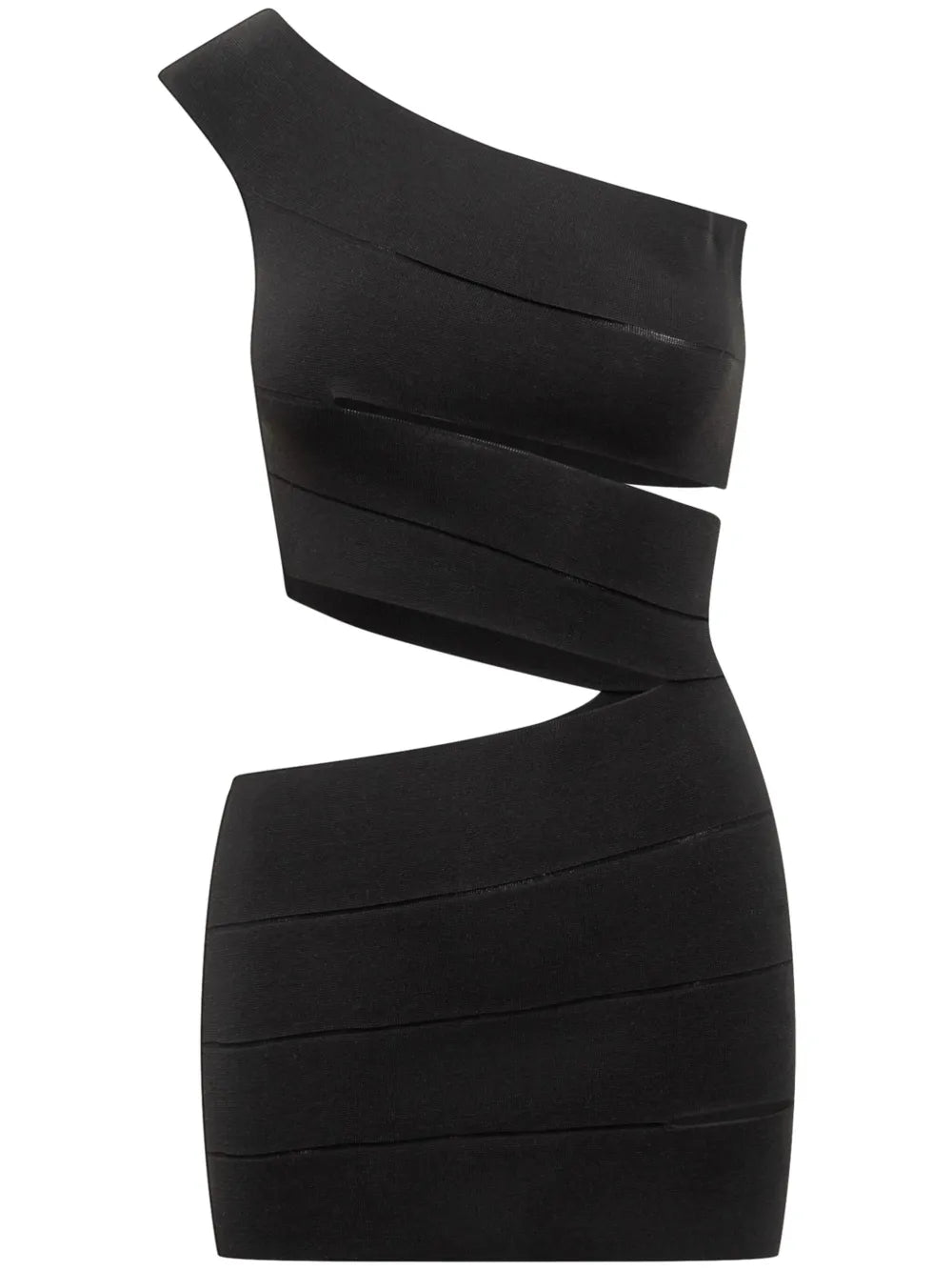 Dsquared2 Bandage Mini Dress — Black/ Red — Size XS — Front View