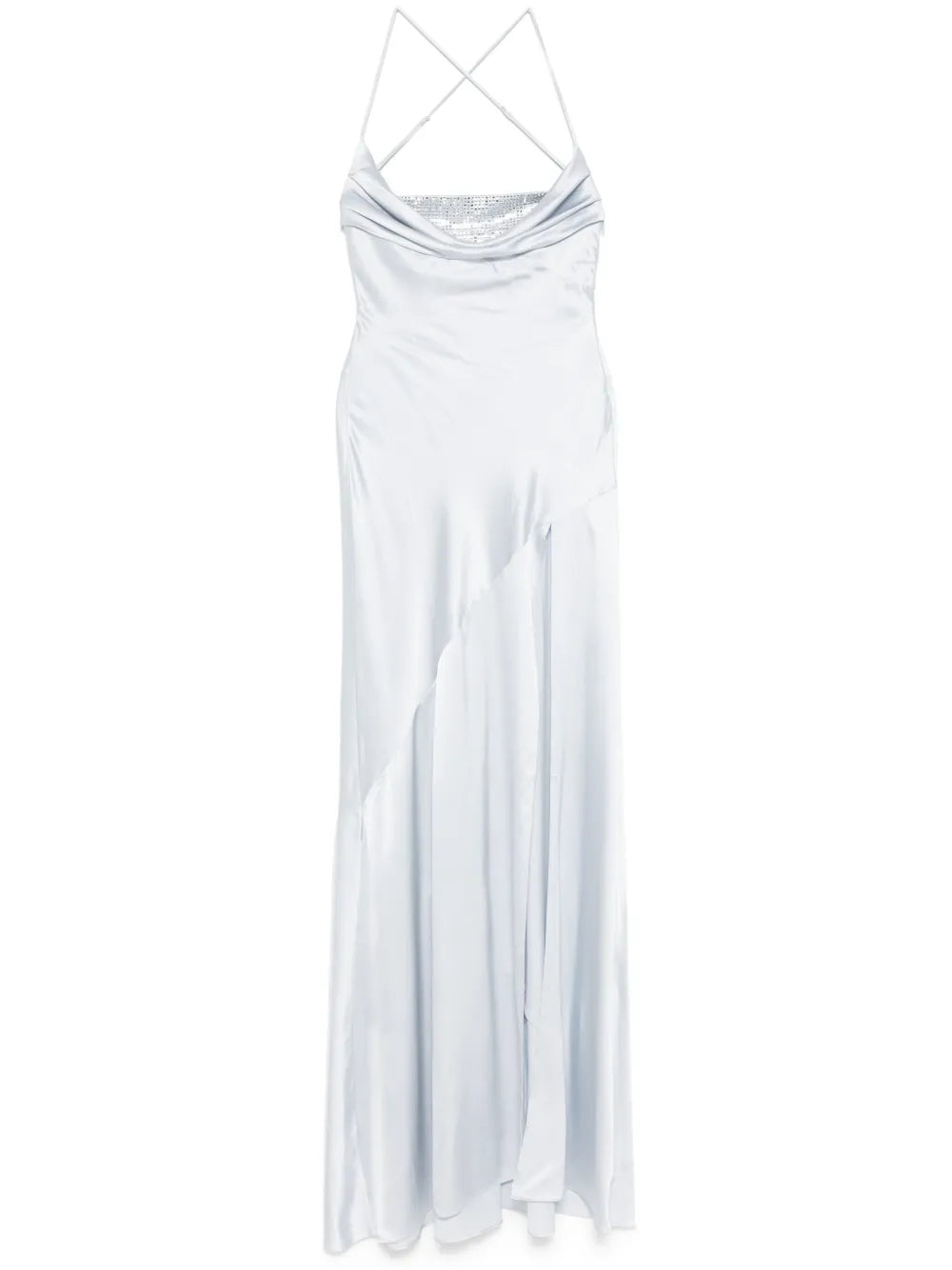 Retrofete Emery Maxi Dress — Blue — Size XL — Front View