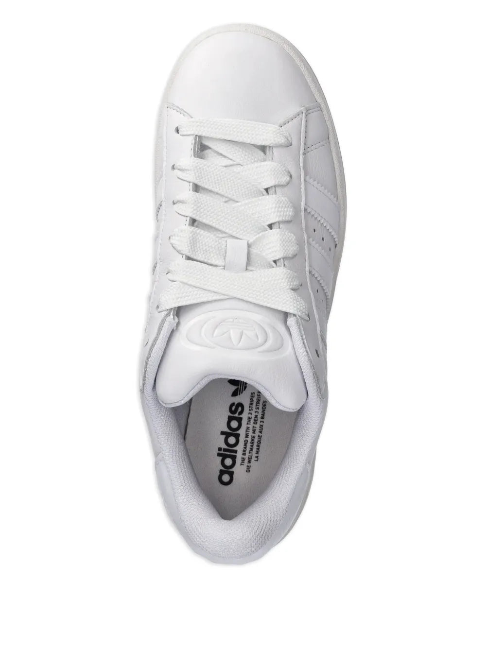 adidas Campus 00S Sneakers — White — Size US M 5 - US W 6.5 — Top View