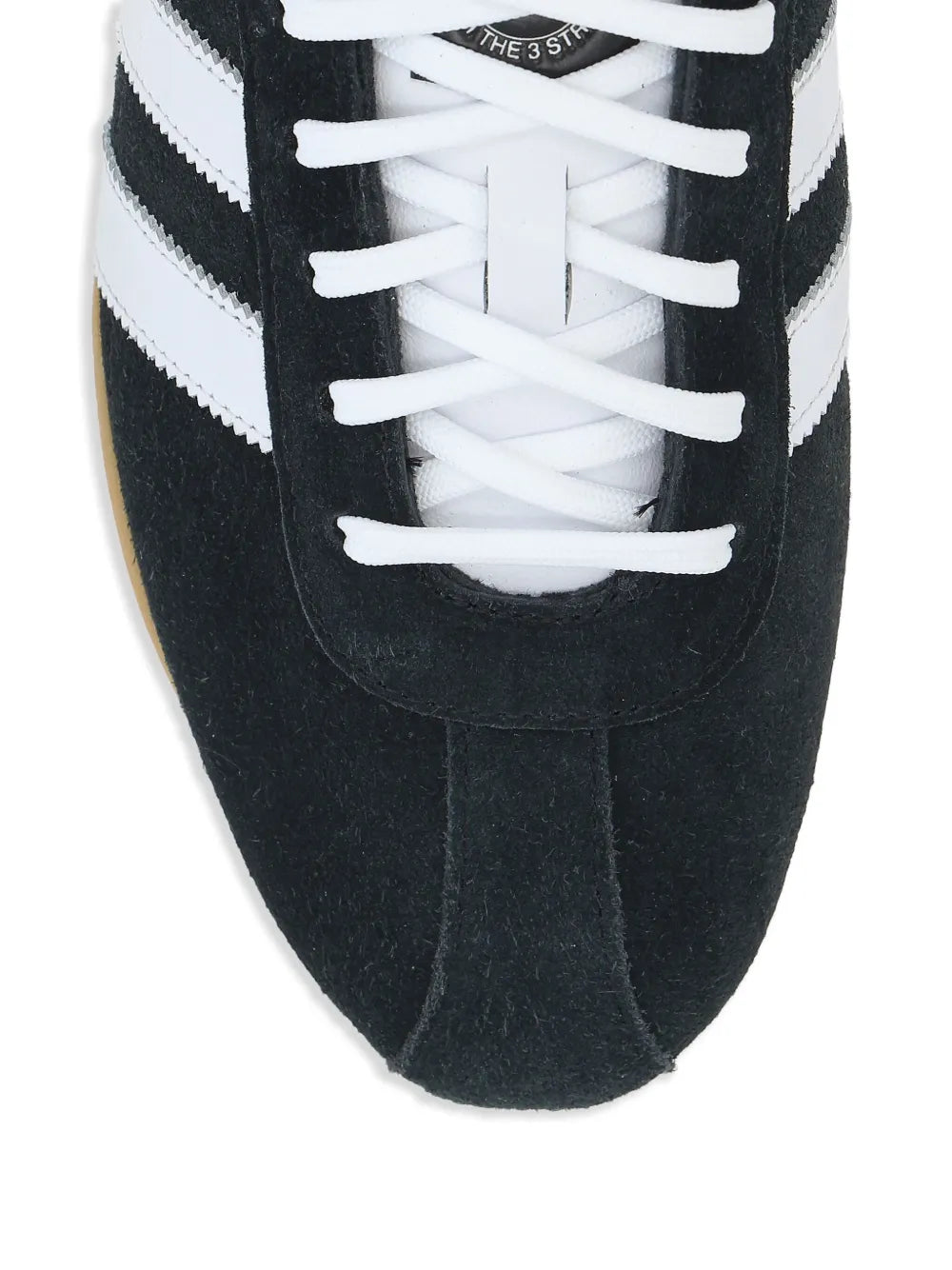 adidas Tokyo Trainers — Black — Size US M 5 - US W 6.5 — Top View