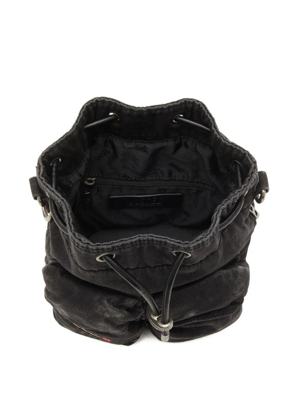 Diesel Drawstring Pocket Shoulder Bag — Same as shown — Size One Size — Top View