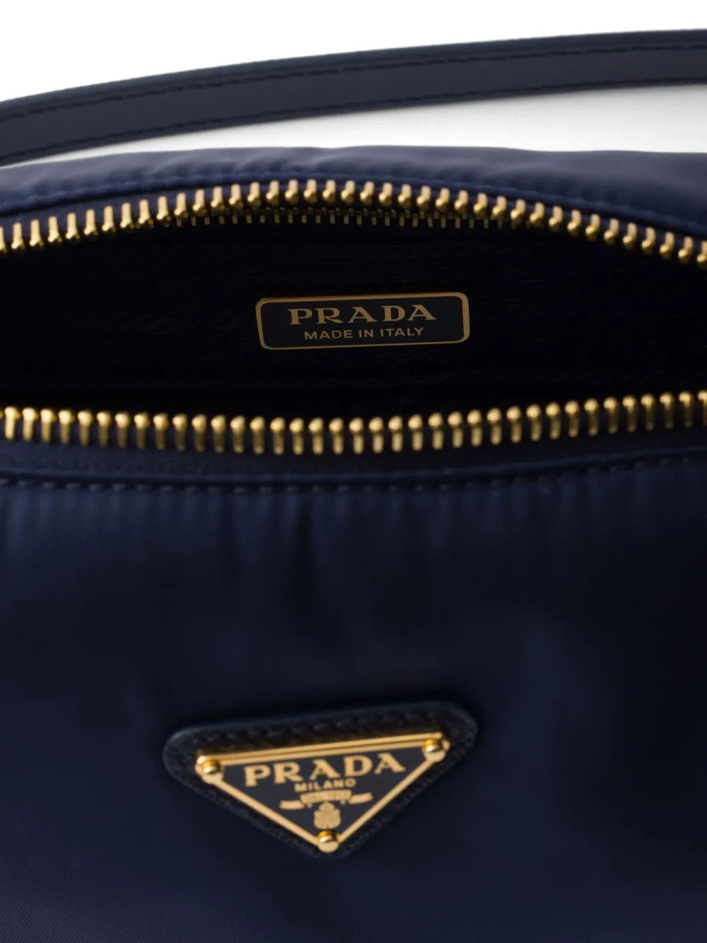 Prada Re Nylon Top Zip Crossbody Bag — Same as shown — Size One Size — Detail View