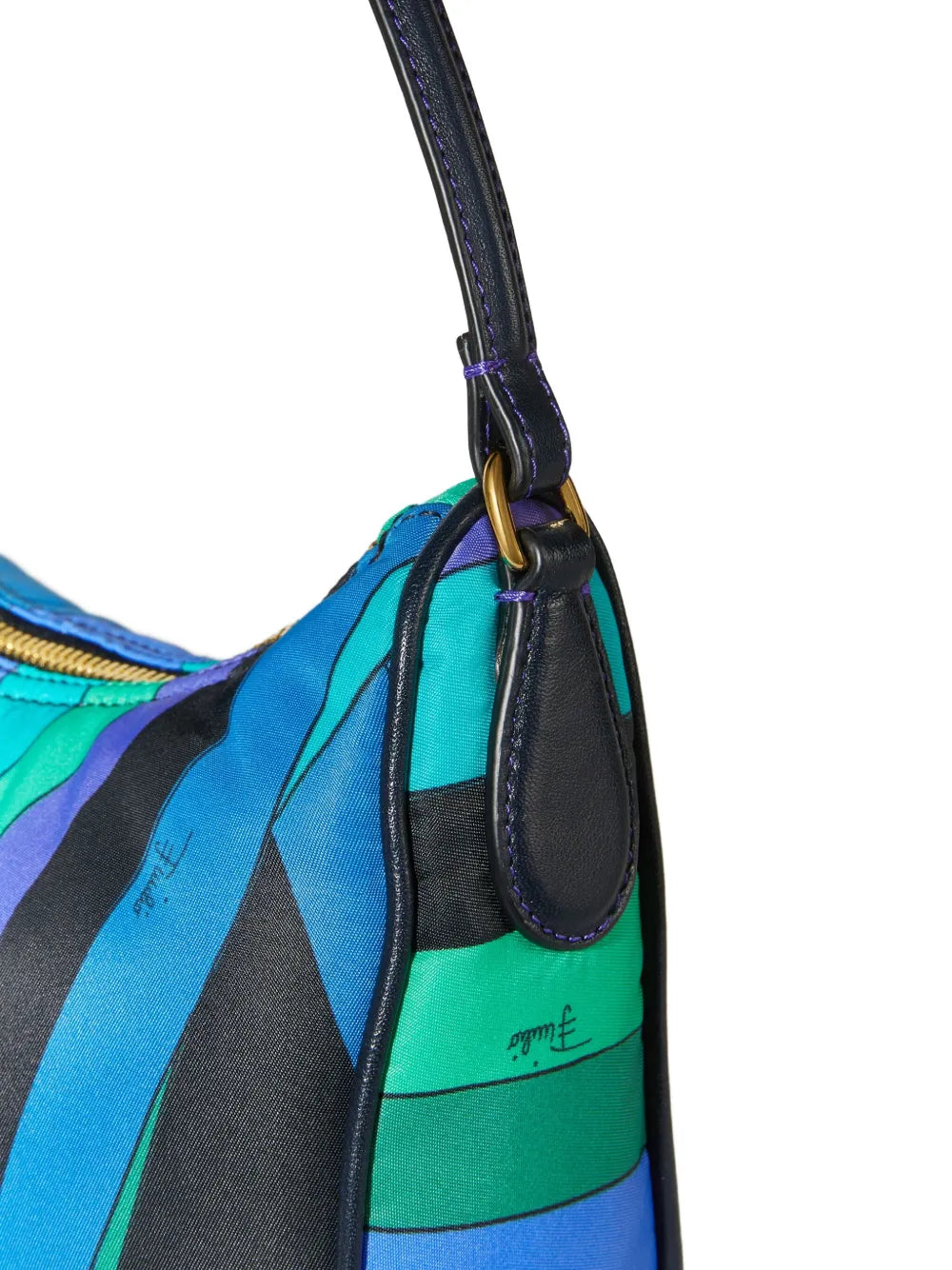 Pucci Yummy Striped Shoulder Bag — Same as shown — Size One Size — Detail View
