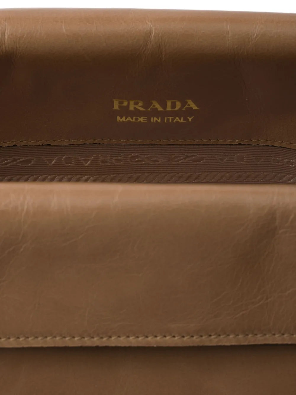 Prada Medium Leather Shoulder Bag — Same as shown — Size One Size — Detail View