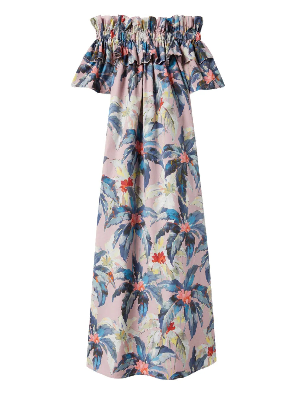 La Doublej Breakfast Dress — Red/ Pink — Size XS — Front View
