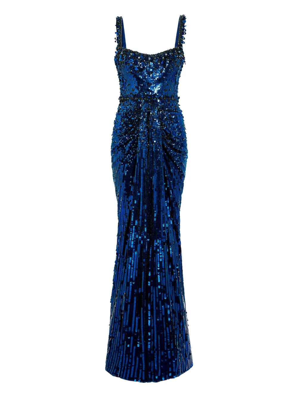 Jenny Packham Cavalla Gown — Blue — Size S — Front View