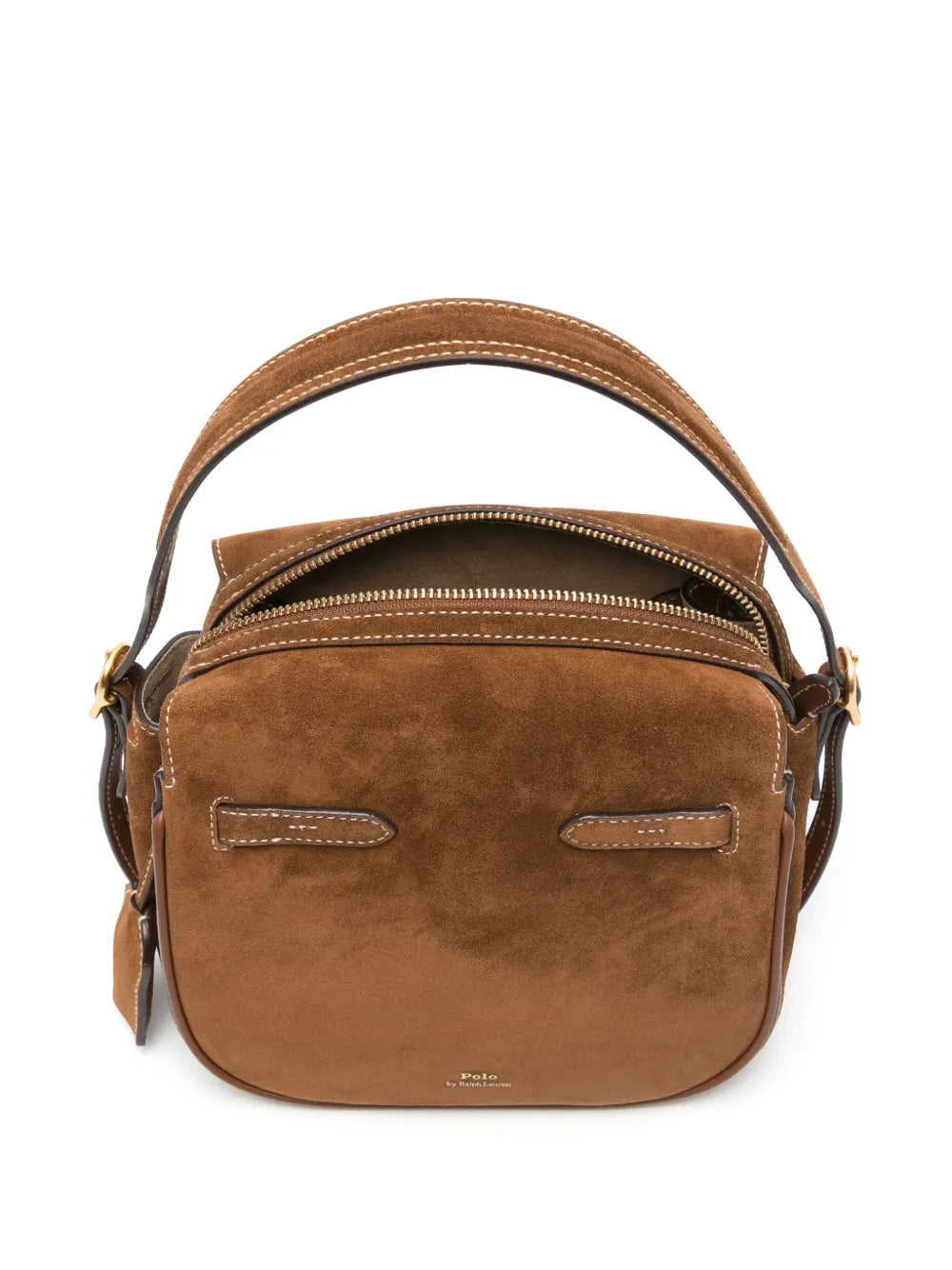Polo Ralph Lauren Suede Shoulder Bag — Same as shown — Size One Size — Detail View