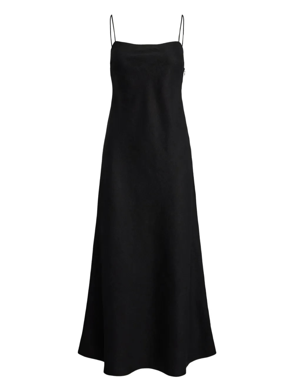 Polo Ralph Lauren Spaghetti Strap Slip Dress — Black/ Red — Size XS — Front View