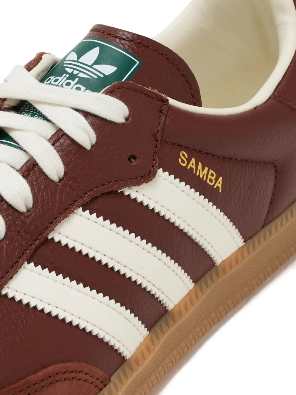 adidas Samba Og Sneakers — Brown — Size US M 9 - US W 10.5 — Top View