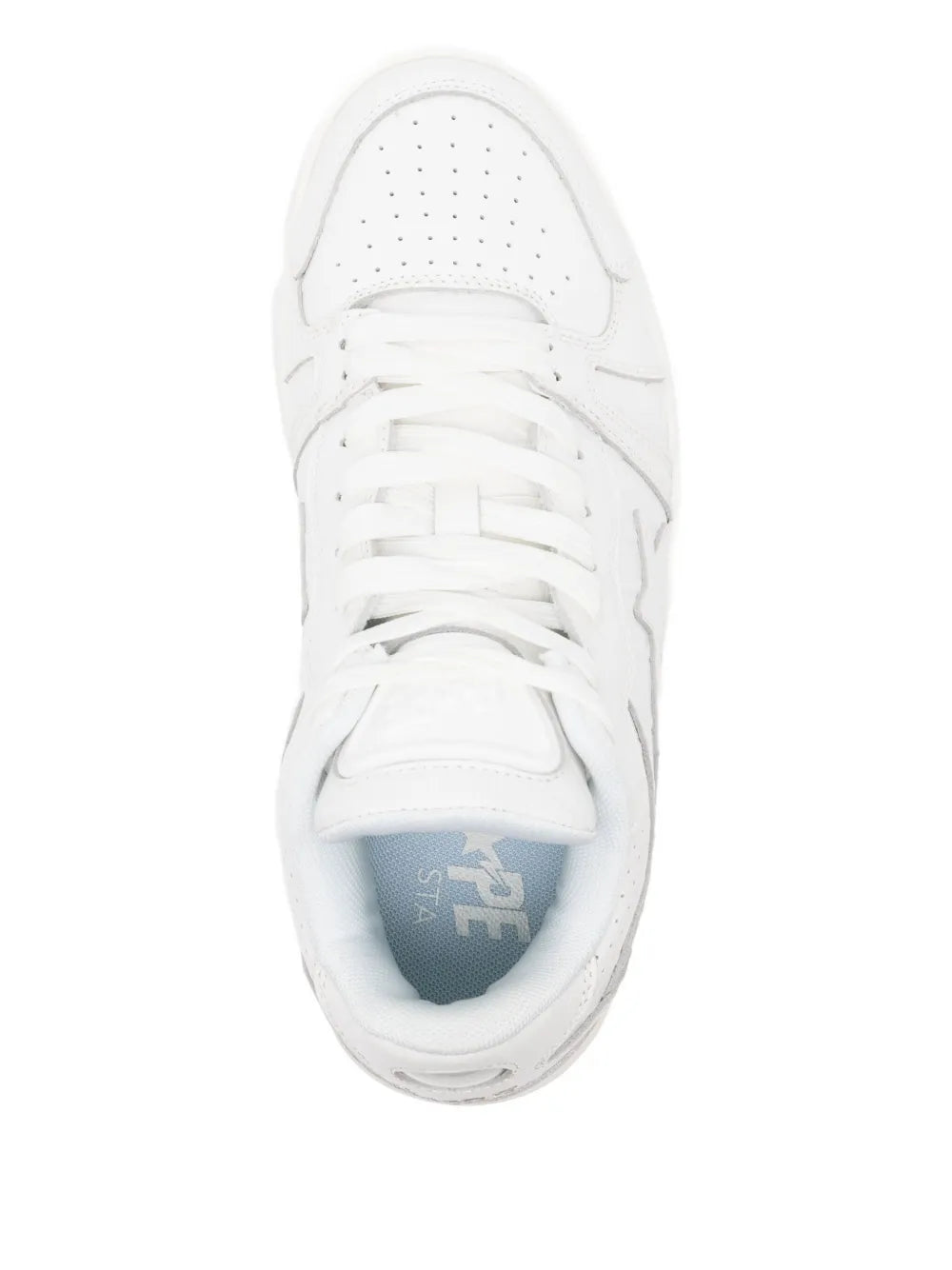 A Bathing Ape?Hi-Tops Trainers — Black — Size US M 11 - US W 12.5 — Top View