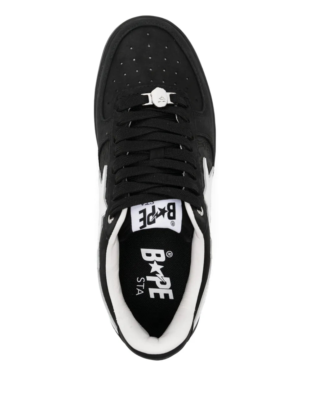 A Bathing Ape?Sta Os M2 Trainers — Black — Size US M 3.5 - US W 5 — Top View
