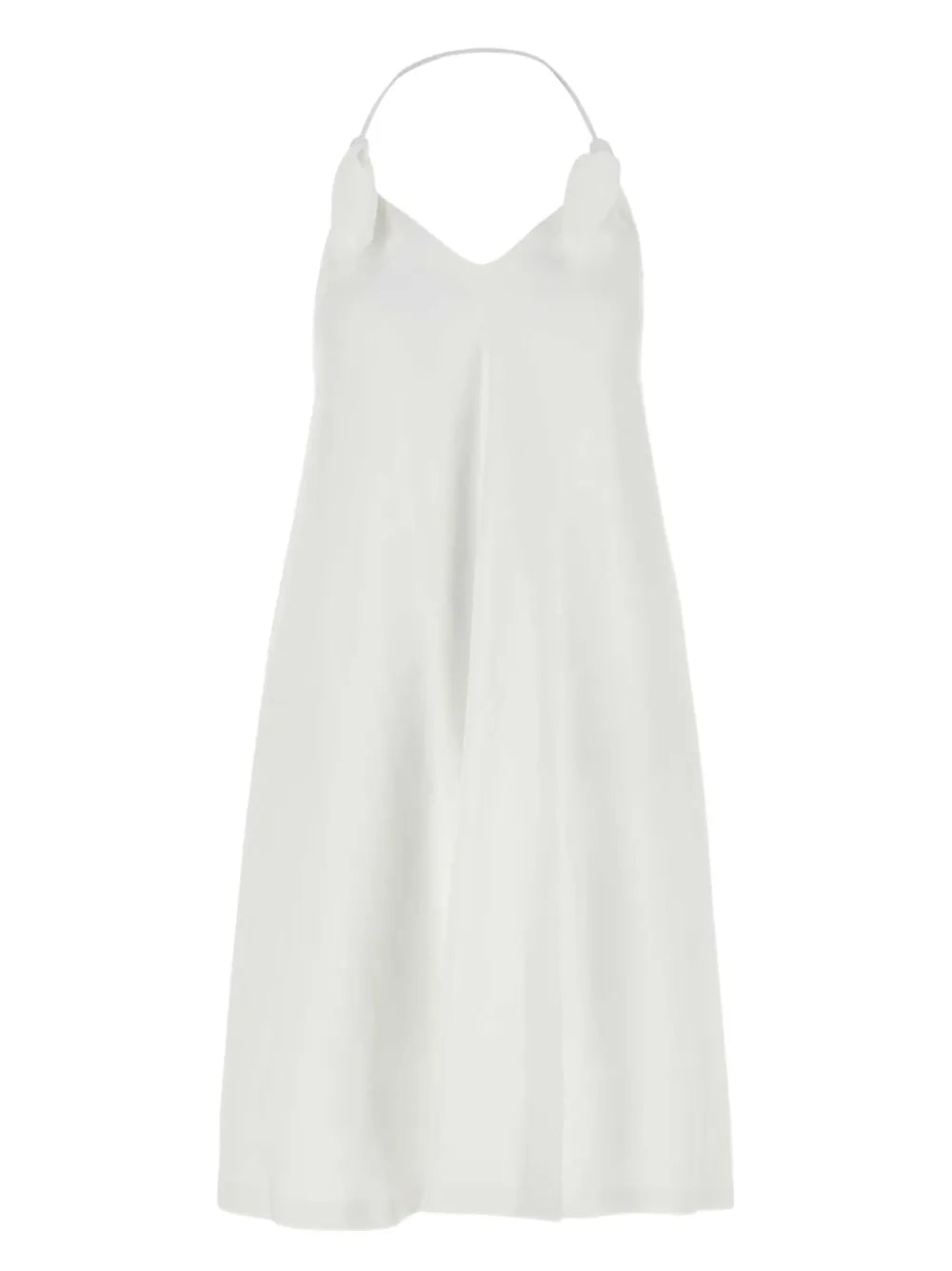 Loewe Tie Detail Dress — White — Size S — Front View