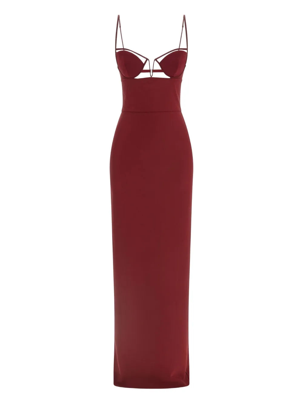 Nensi Dojaka V Wire Maxi Dress — Same as shown — Size XS — Front View