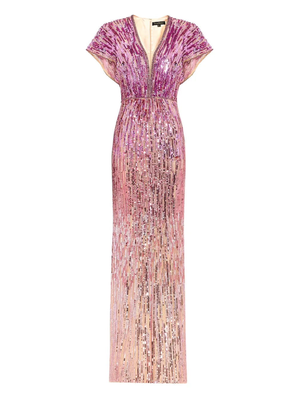 Jenny Packham Dusk Dress — Purple — Size XS — Front View