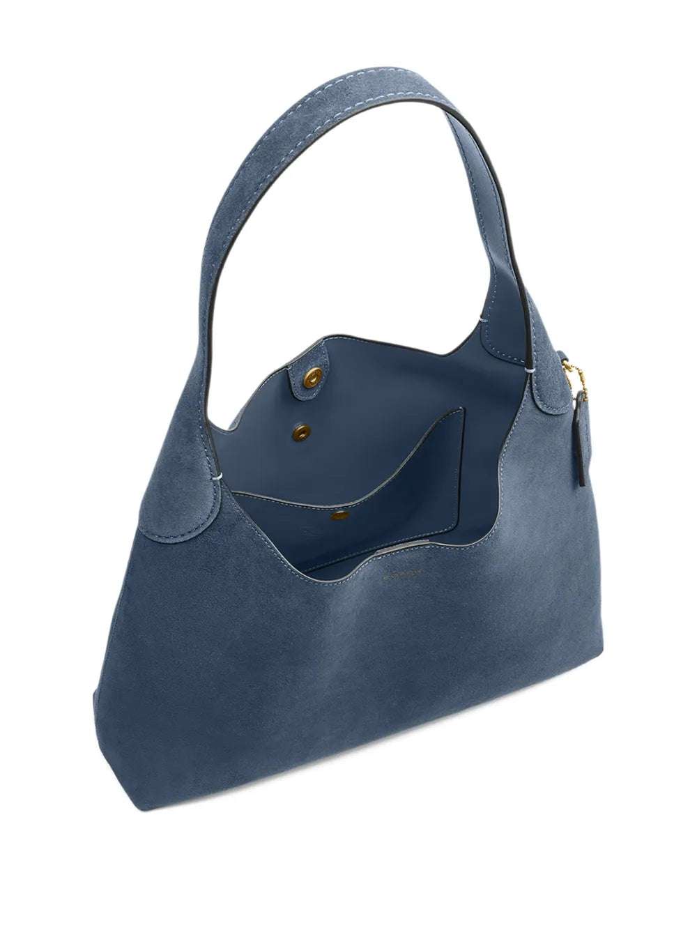 Coach Suede Tote Bag — Same as shown — Size One Size — Back View