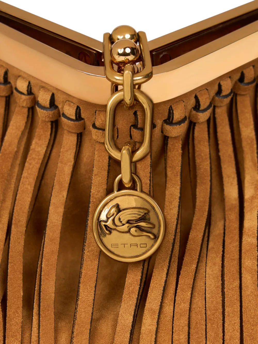 Etro Medium Vela Fringing Shoulder Bag — Same as shown — Size One Size — Top View