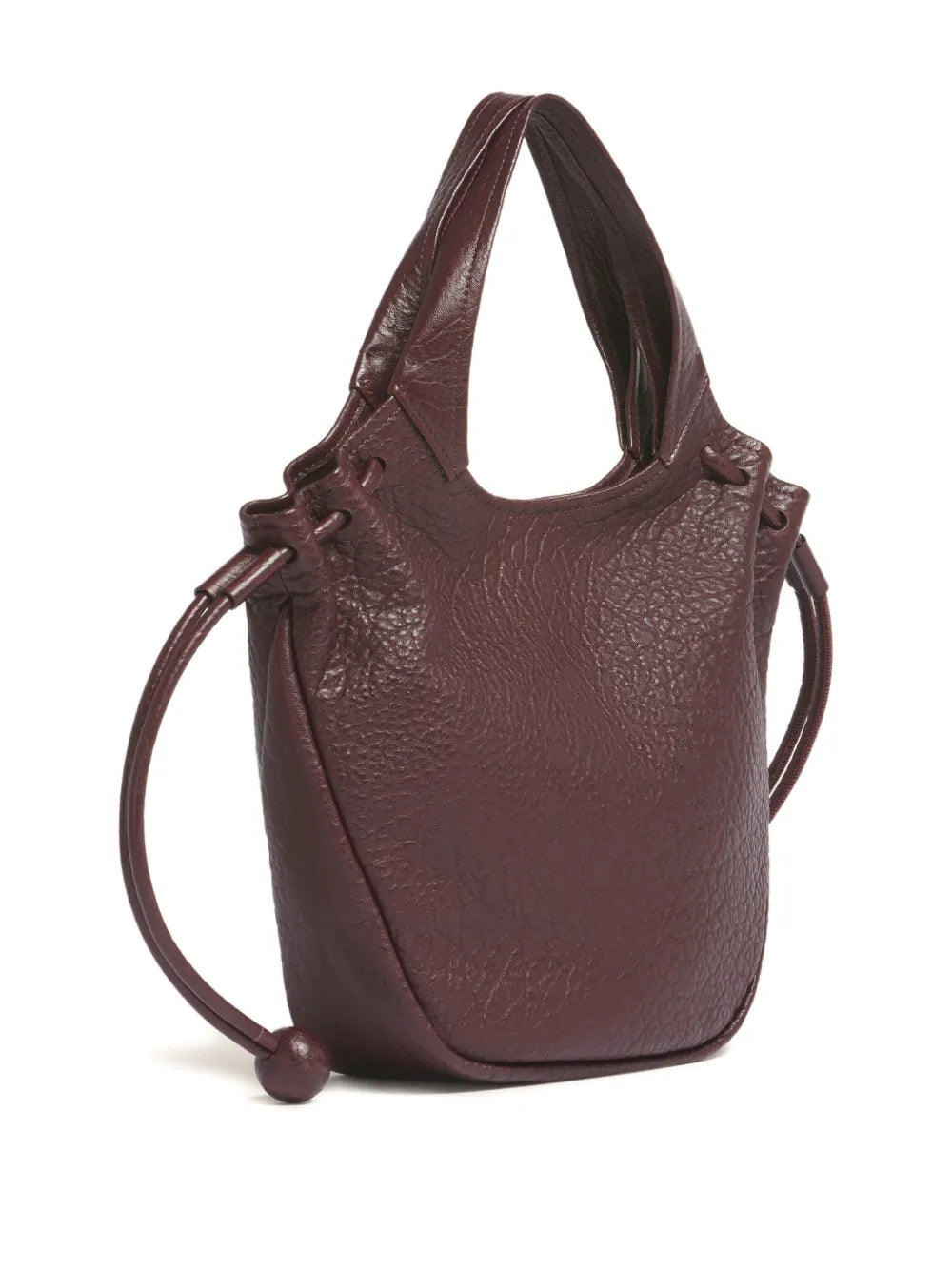 Marni Leather Tote Bag — Same as shown — Size One Size — Side View