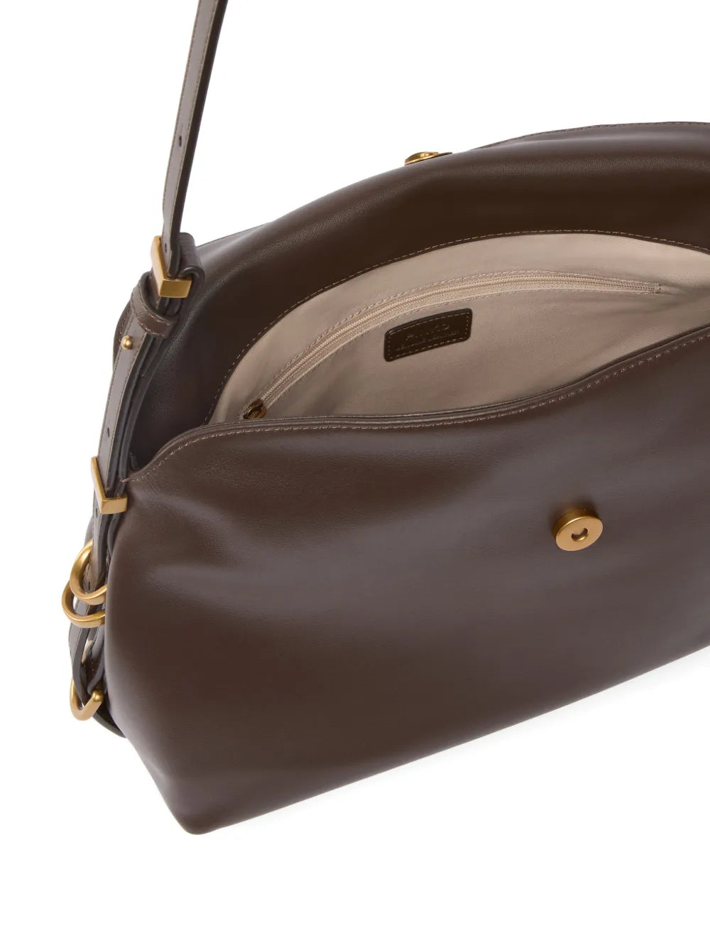 Pinko Medium Classic Saddle Shoulder Bag — Same as shown — Size One Size — Top View