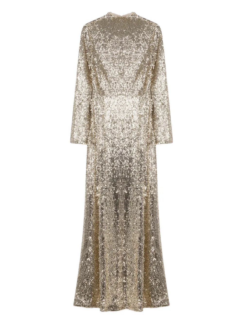 Simkhai Beatrice Maxi Dress — Red/ Gold — Size XXL — Front View
