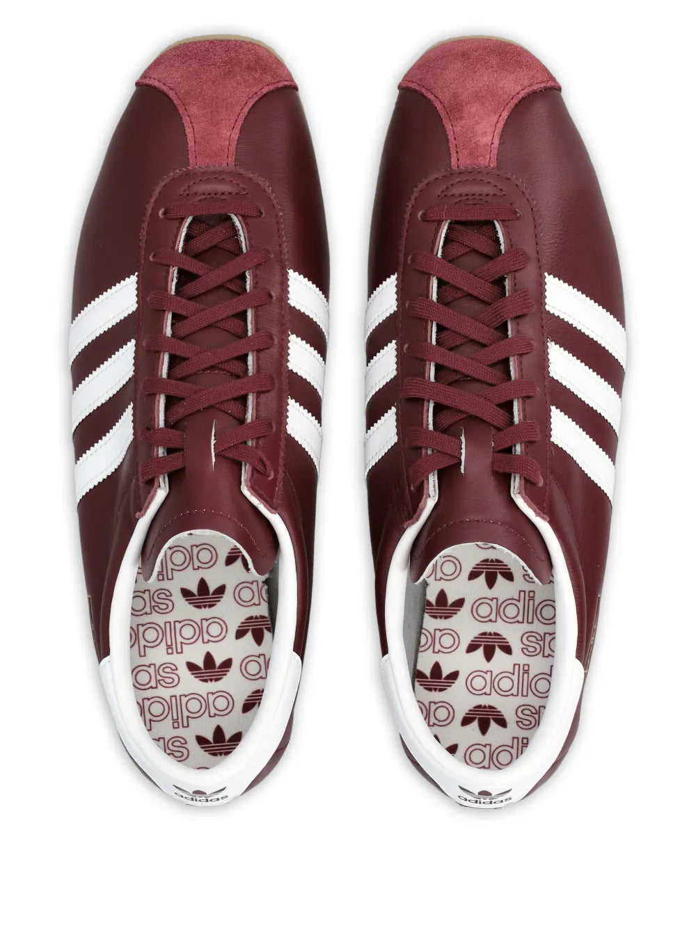 adidas Three Stripes Paris — Red — Size US M 3.5 - US W 5 — Top View