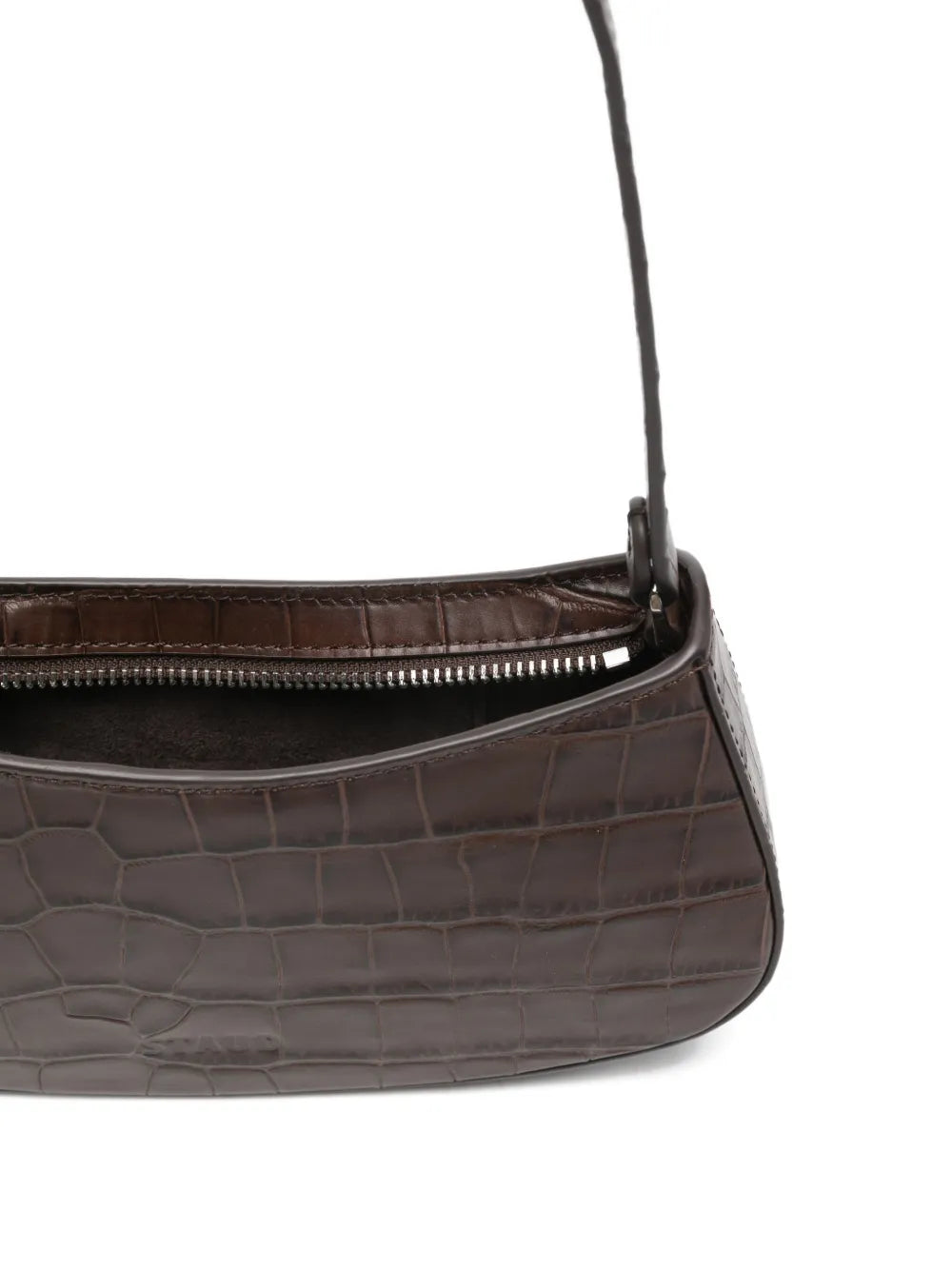 Staud Ollie Crocodile Effect Shoulder Bag — Same as shown — Size One Size — Detail View