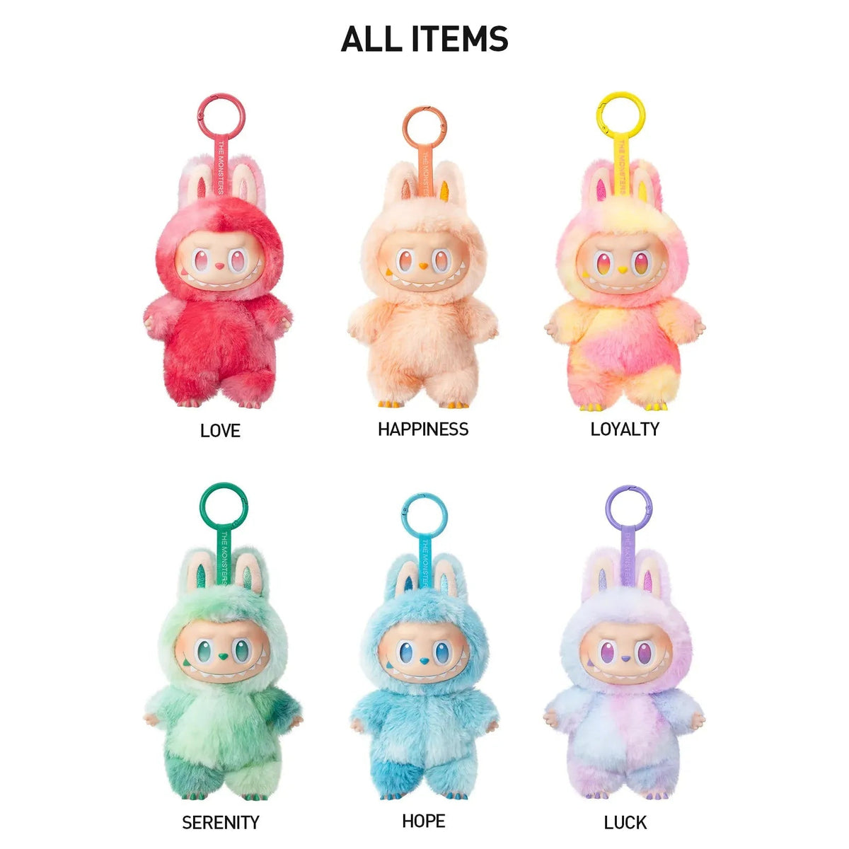 Pop Mart Labubu The Monsters Big into Energy Series Vinyl Plush Pendant 3 X Blind Box