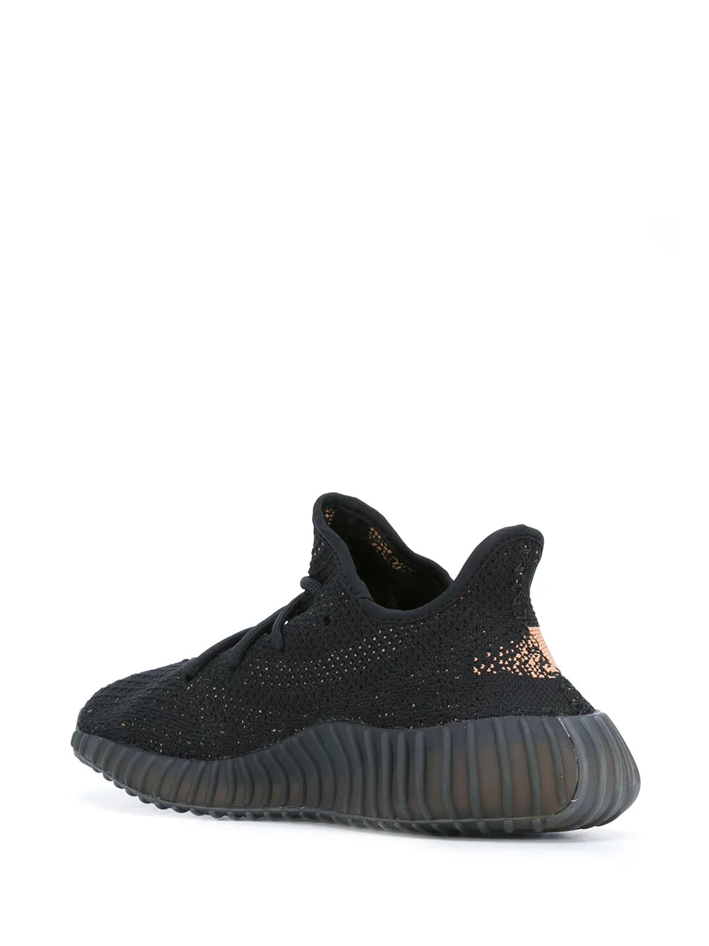 adidas Yeezy Boost 350 V2 ?opper?Sneakers — Black — Size US M 9 - US W 10.5 — Back View