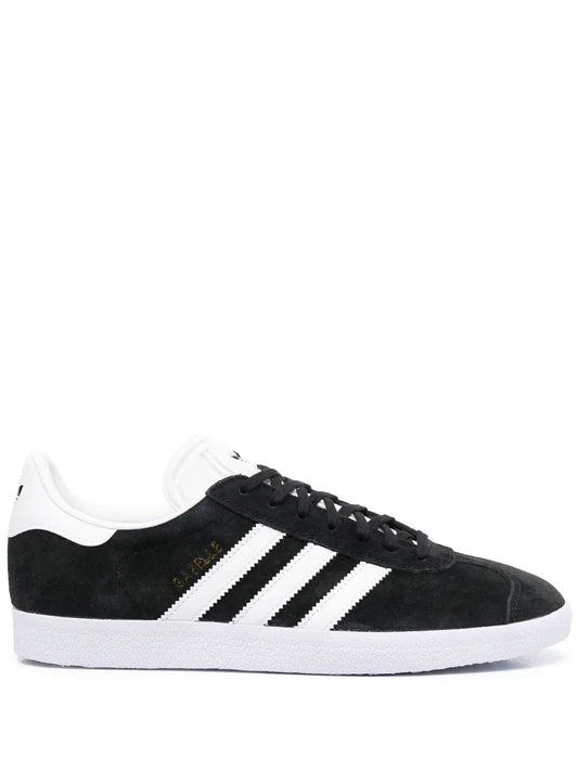 adidas Gazelle Cblack/White/Goldmt Sneakers — Same as shown — Size US M 3.5 - US W 5 — Front View