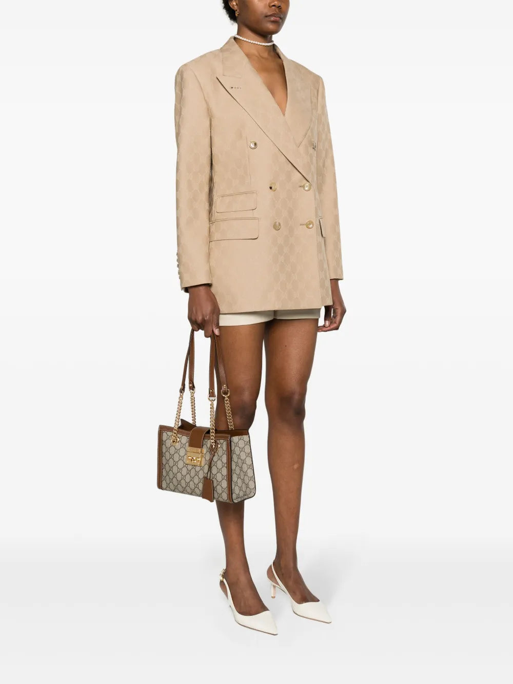 Gucci Small Padlock Gg Shoulder Bag — Same as shown — Size One Size — Side View
