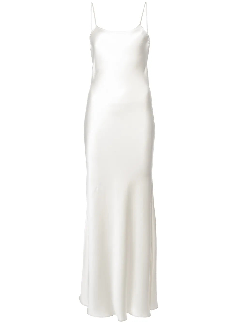 Voz Liquid Slip Dress — Red/ Ivory — Size XS — Front View