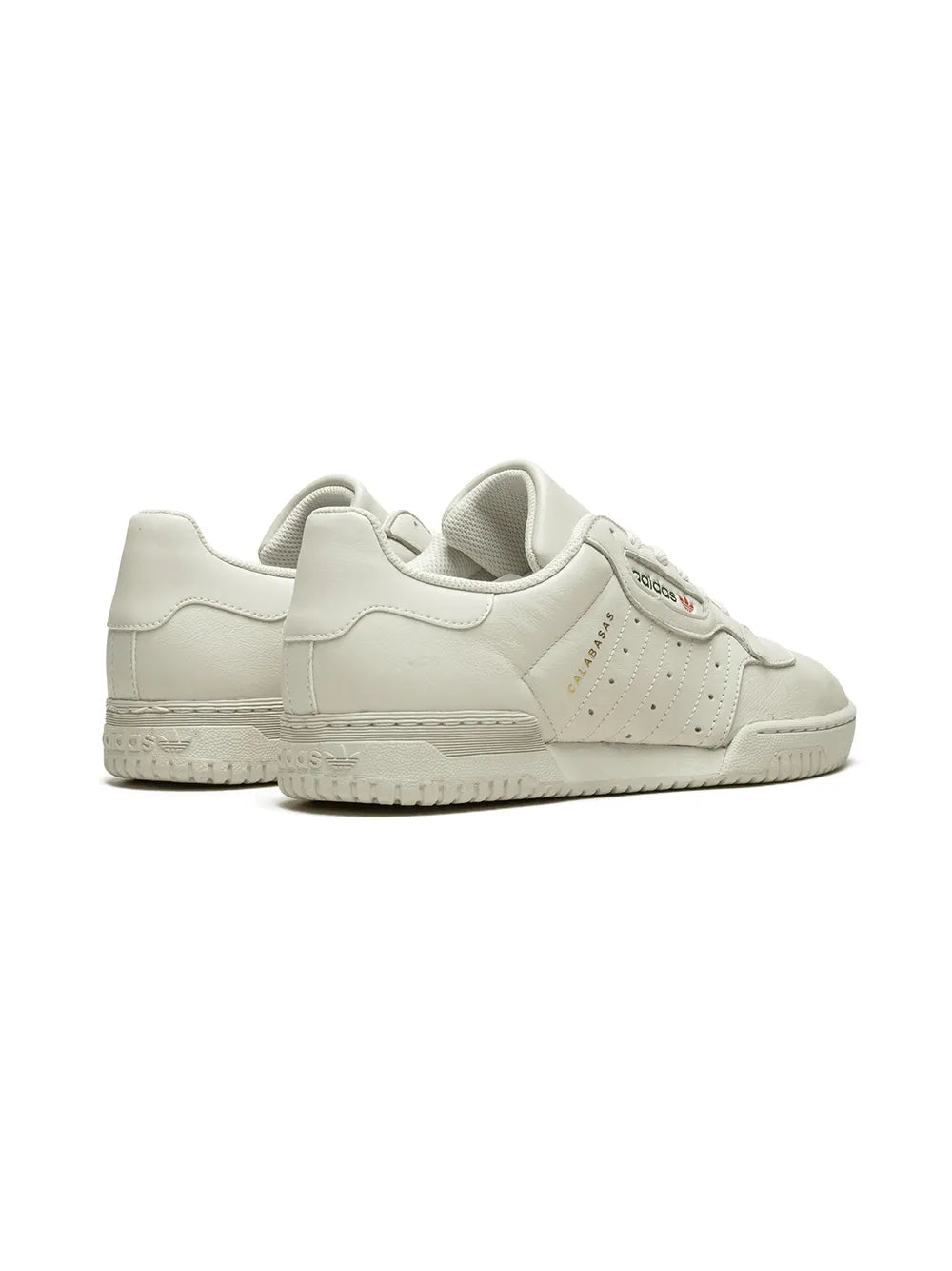 adidas Yeezy Powerphase Calabasas - Core White Sneakers — White — Size US M 3.5 - US W 5 — Back View